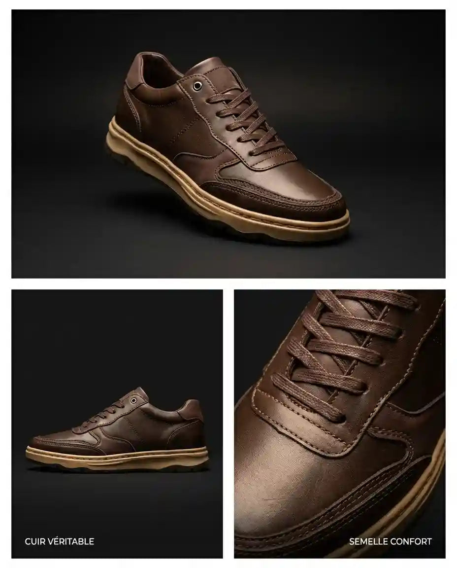 Zenova Brown - Premium Chaussures